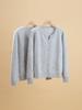 2026 Mulberry Silk Wool Cashmere & Merino Wool Brushed Sweater Cardigan
