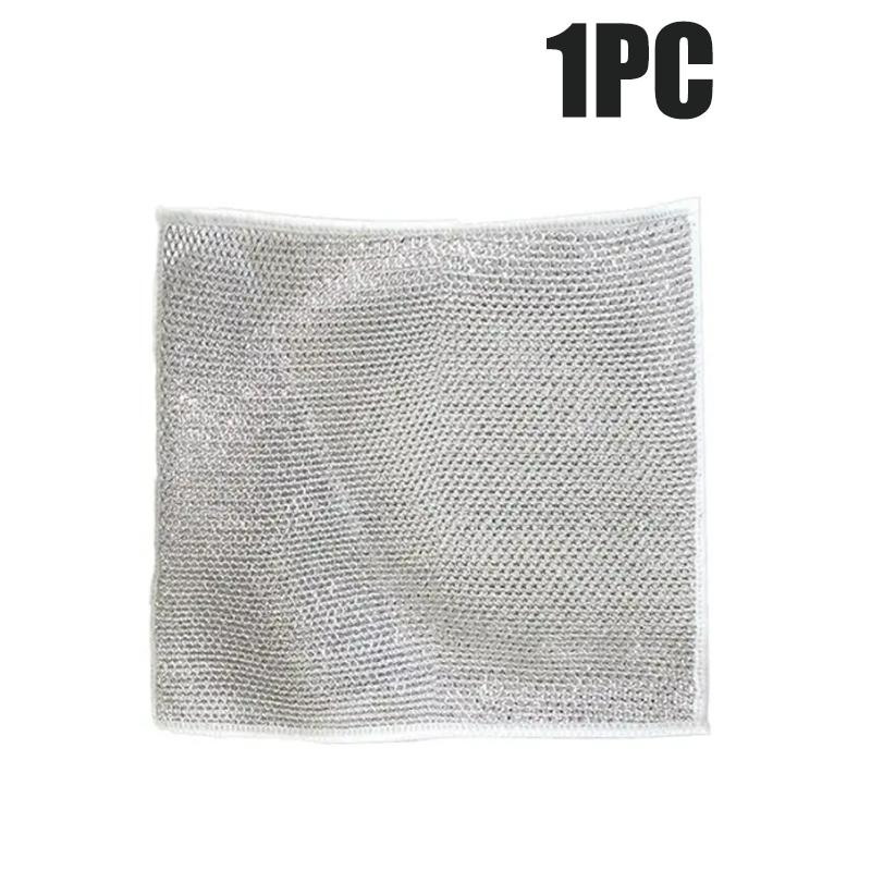 

Многоцелевые проволочные салфетки для мытья посуды 10 шт. Салфетки для мытья посуды многоразового использования для влажной и сухой многофункциональной мойки посуды