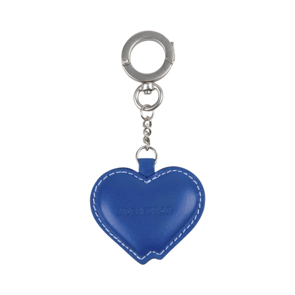 ADERERROR Twin Heart Keyring Z-Blue ONE SIZE