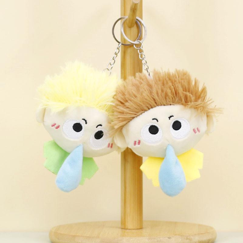 Adorable Plush Keychain Snot Doll Yellow Cute Pp Cotton Soft Short Plush