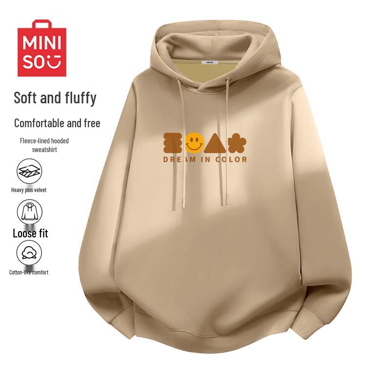 MINISO Унисекс худи с плюшевой подкладкой XL