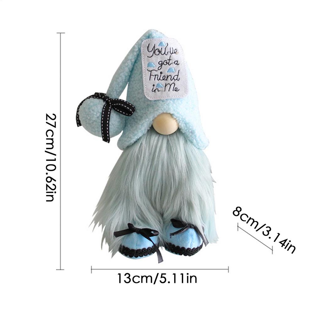 

2025 Christmas Gnomes Plush Scandinavian Tomte Swedish Gnomes Funny Faceless Gnomes Rustic Faceless Rudolph Ornaments
