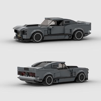 Supercar City Car Racing Bausteine MOC GT500 Racers Weltberühmtes Fahrzeug Techniksteine Kinderspielzeug Geschenk
