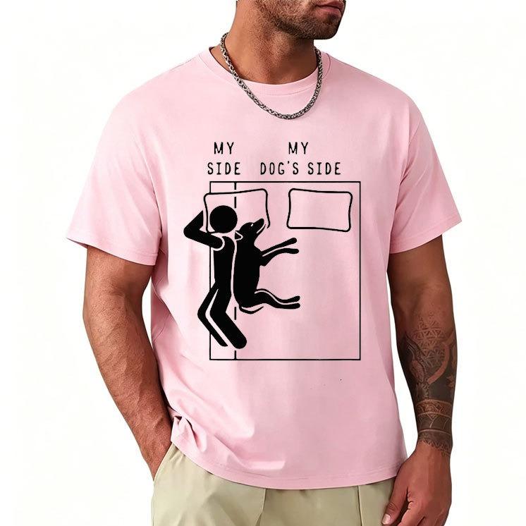3D Printed Men's T-shirt Round Neck Short-sleeved Top Men's Comfortable Daily Simple Fashion T-shirt