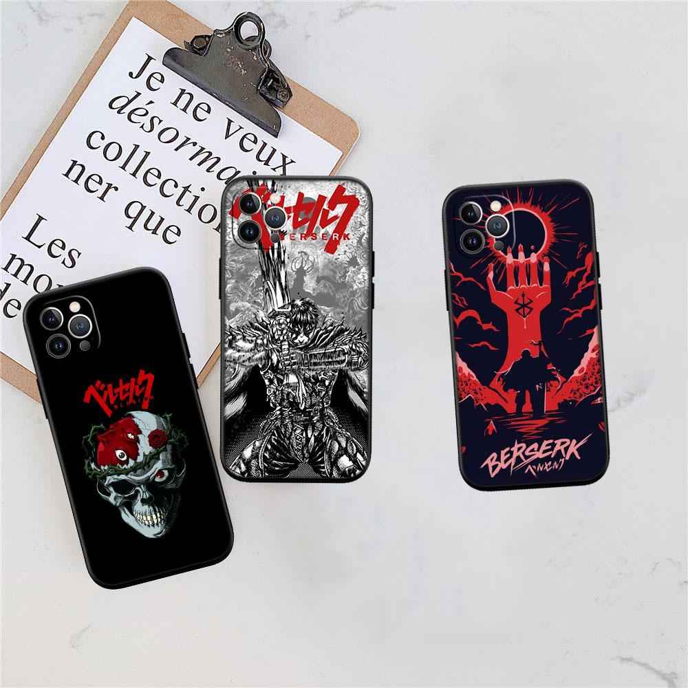 CJ9 Anime Berserk Guts Phone Case for Samsung Galaxy A11 A12 A13 A15 A52S A53 A55 A56 A70 A71 A72 A73 F06 F16 F56 S10 Plus S10e
