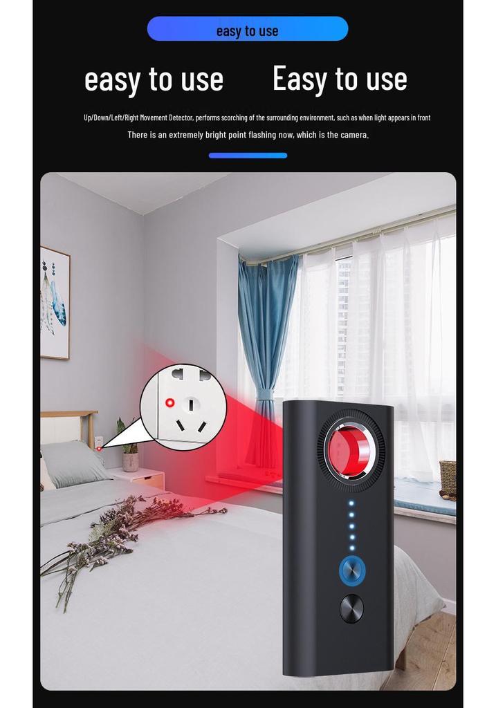 T1 Kamera- & GPS-Tracking-Detektor - Hotel Anti-Spanner Scanner