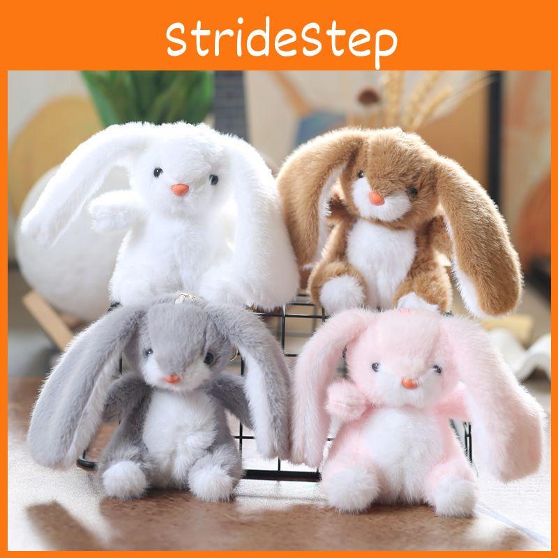 Plush Cute Rabbit Toy Keychain Pp Cotton Stuffed Bag Decor Gift For Kids Girls