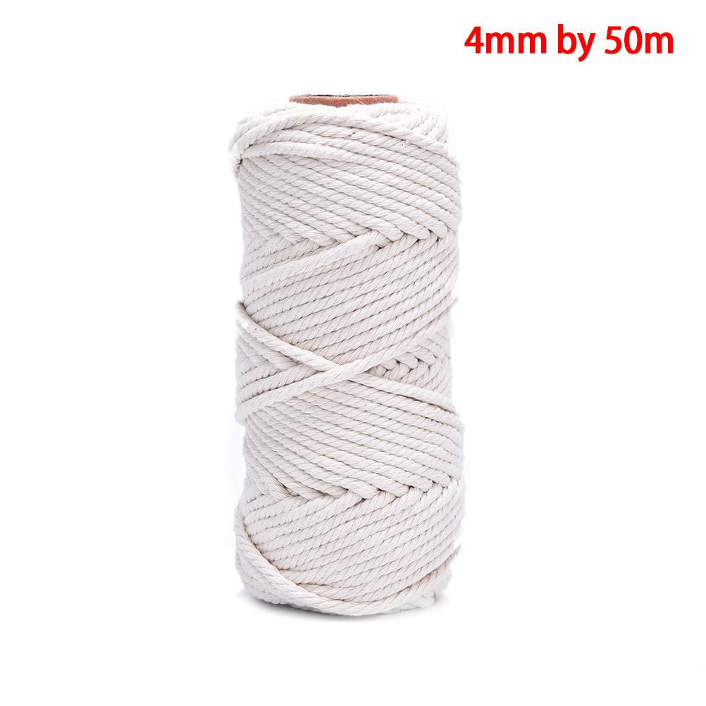 Nordic Jute Natural Hand Woven Cotton Rope Placemat Coaster