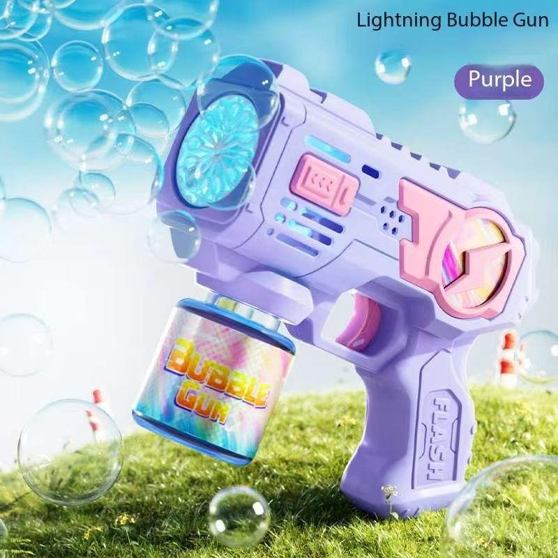 Fully Automatic Space Bubble Blowing Toy Bubble Gun Outdoor Bubble Machine for Kids Soap Bubble Summer Toys Children Gifts
