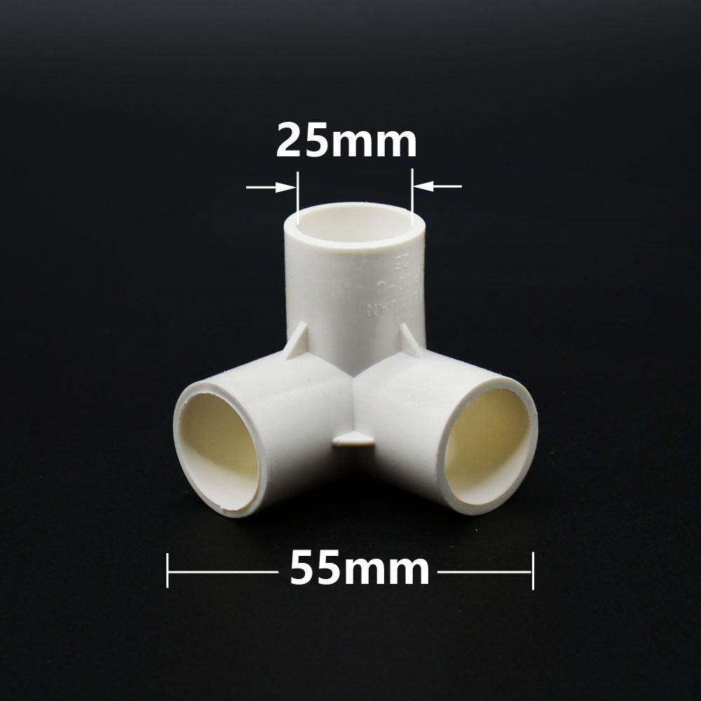 20/25/32/50mm PVC Connector 3/4/5-way Plastic Coupler Three-DimensionalWater Supply Pipe Fittings DN15/20/25/40