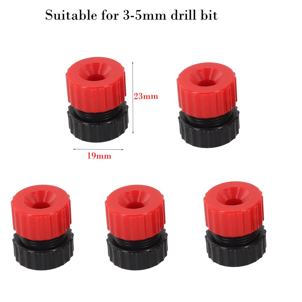 5PCS 3-13mm Precise Drill Bit Depth Stop Collar Drill Bit Adjustable Depth Guide Stop Collars For Woodworking DIY Power Tools