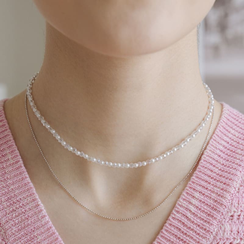 

SCALETTO WIL214 Pure Layered Necklace [2SET] silver