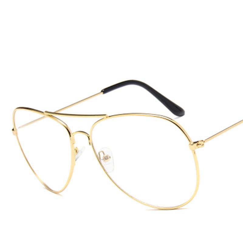 clear gold sunglasses