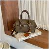 Hand-held Boston Bag, Women's Bag, Small Niche Pillow Bag, Single Shoulder Crossbody Bag