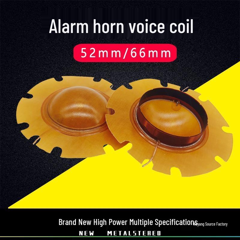 

100W-200W High-Frequency Speaker Voice Coil, 66mm/52mm Diaphragm, 6.6CM Coil Diameter Others