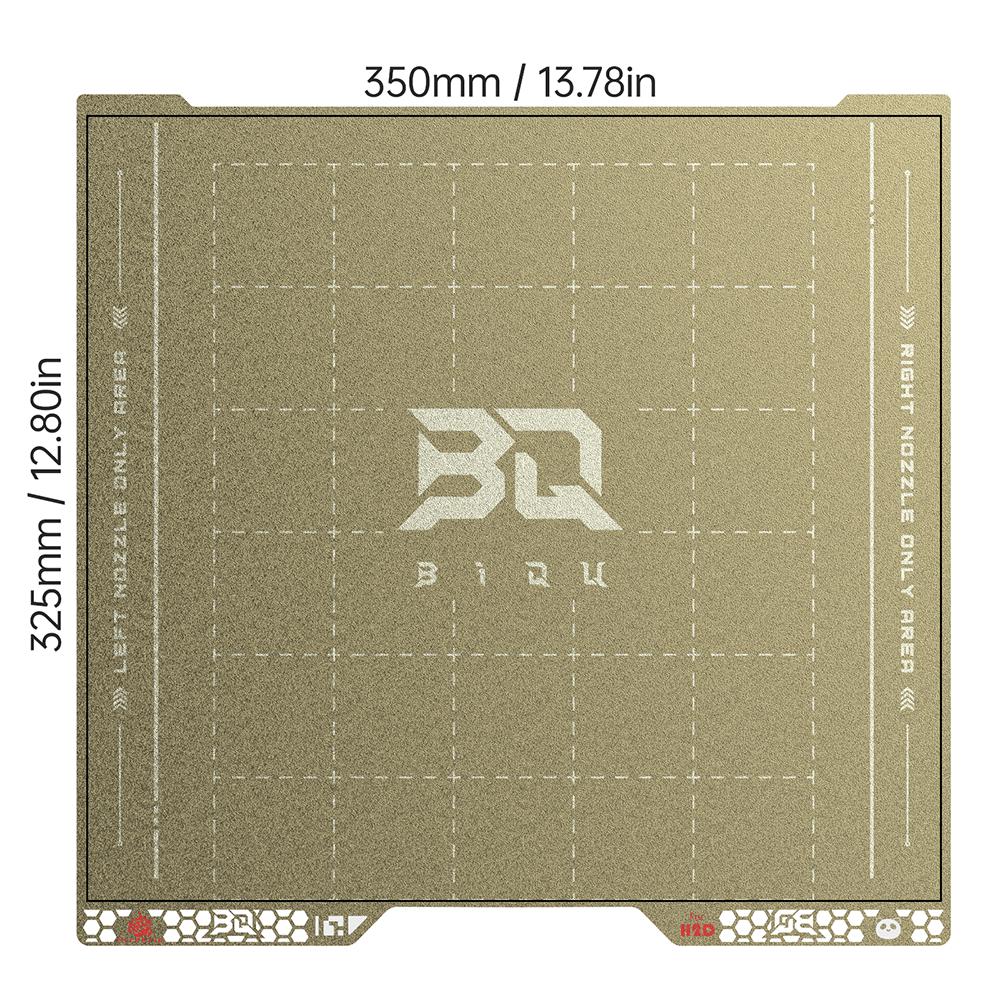BIGTREETECH Panda Bauplatte CryoGrip Pro Glacier Sheet Federstahl 3D-Drucker Teile Für Bambu Lab H2D H2S H2C 3D-Drucker