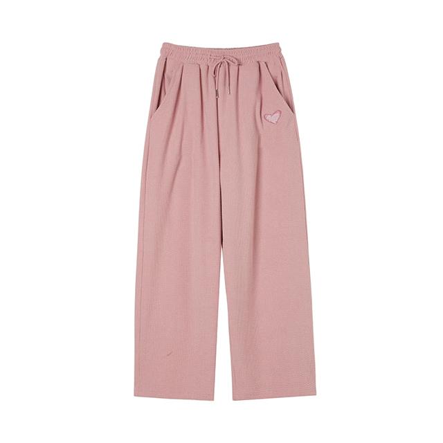 LAP Heart Ribbed Elastic Pants Aq4Wpb60