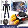 Mini Force X Leo Max Action Figure - Sound & Light Transformer Toy for Kids