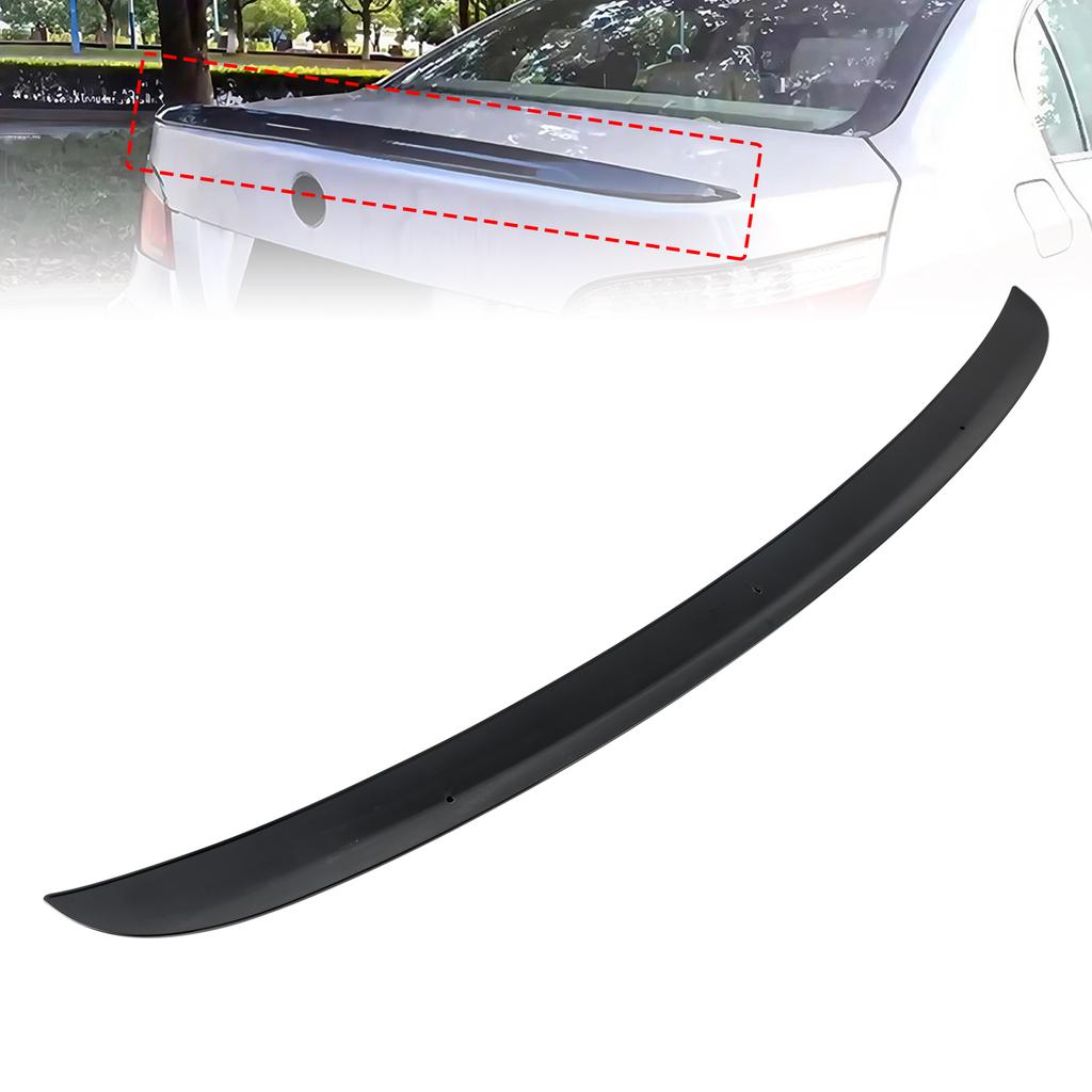 Fényes Fekete Hátsó Csomagtartó Spoiler BMW 5-ös Sorozat E60 M5 2003-2010 M5 Stílus