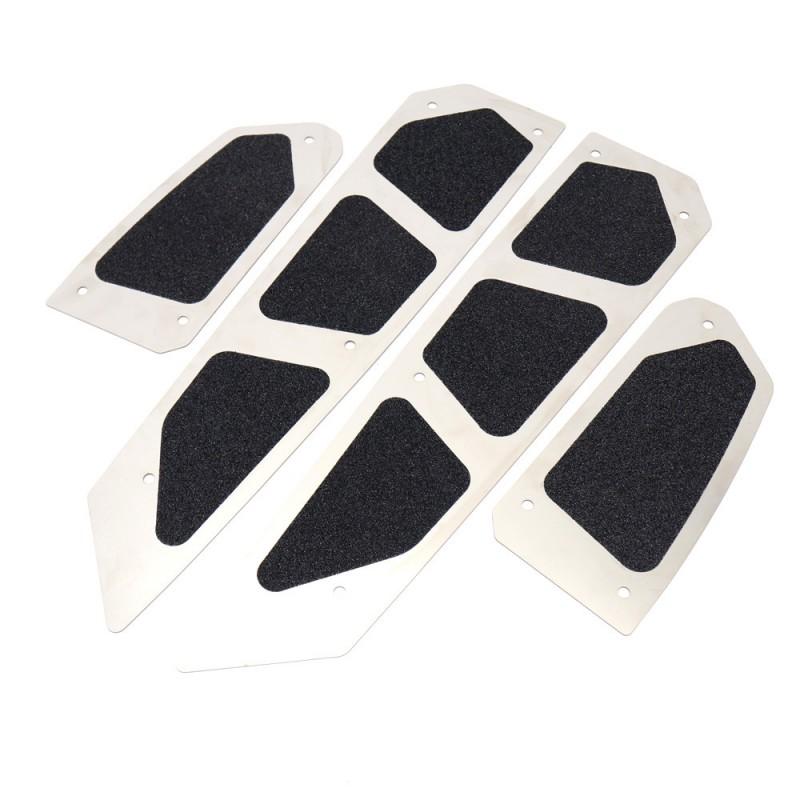 Stainless Steel Footrest Pad Cover Honda Forza 350 NSS350 Motorcycle Anti-Slip Pedal Mat Decorative Upgrade
