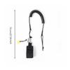 Coiled SUP Leash with Ankle Cuff Secure Leg Rope Reliable for Paddleboarders