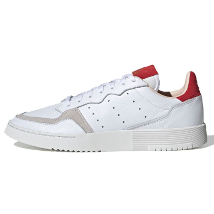 

Кроссовки унисекс adidas Supercourt White Scarlet Cloud-White EF9181
