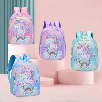 2024 Kindergarten Student School Bag Cartoon Cute Unicorn Girl Backpack Fashion Foreign Trade Large Capacity Student Backpack