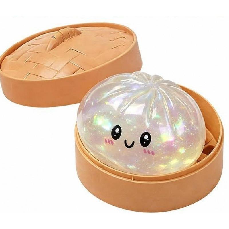Simulation Steamed Bun Pressing and Squeezing Relaxation Toy Steamed Bun Twisting Toy
