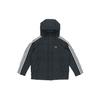 (WMNS) W 3St Puff Jkt Double Layer Knit Zipper Pocket Hooded Down Jacket Black Women's H23063