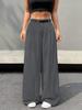 High Waist Wide Leg Women's Summer Suit Pants - Versatile, Casual, Petite, Straight Leg, Floor-Length Trousers