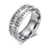 Exquisite The Titanium Steel Womens Ring Is Stylish And Simple Fading Without