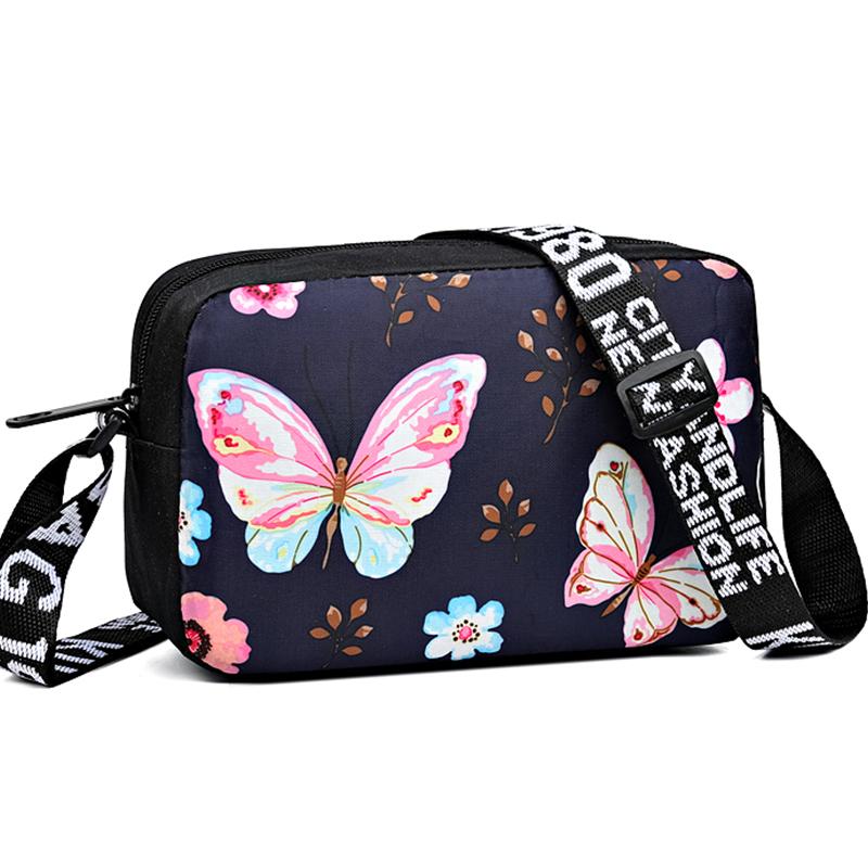 Chic Stylish Floral Pattern Shoulder Bag Multi- Option Portable Adjustable-strap Casual Daily Use Functional Versatile Bag