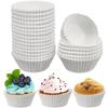 111 Pcs Non Stick Greaseproof Cupcake Liners Food Grade Baking Cups Microwave Safe Premium Paper Cups for Muffins Desserts
