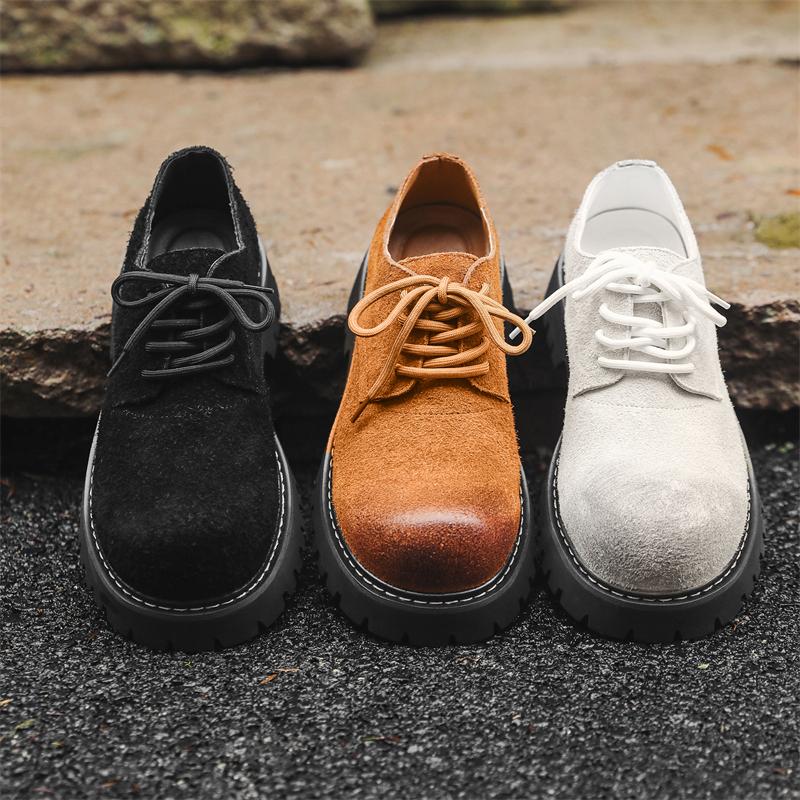 Pánská pravá kůže Boty pro volný čas Měkké mokasíny Pánské ploché módní značky Muži Mokasíny Prodyšné boty pro řidiče