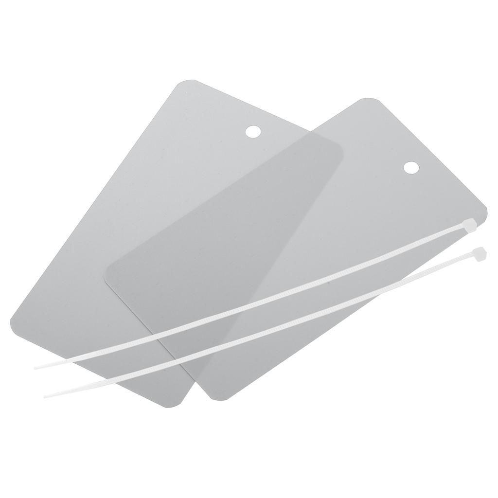 50pcs 3.2x5 Inch Waterproof Wires Plastic Shipping Tags for Product Identification Tags Valve Marking Outdoor Tagging