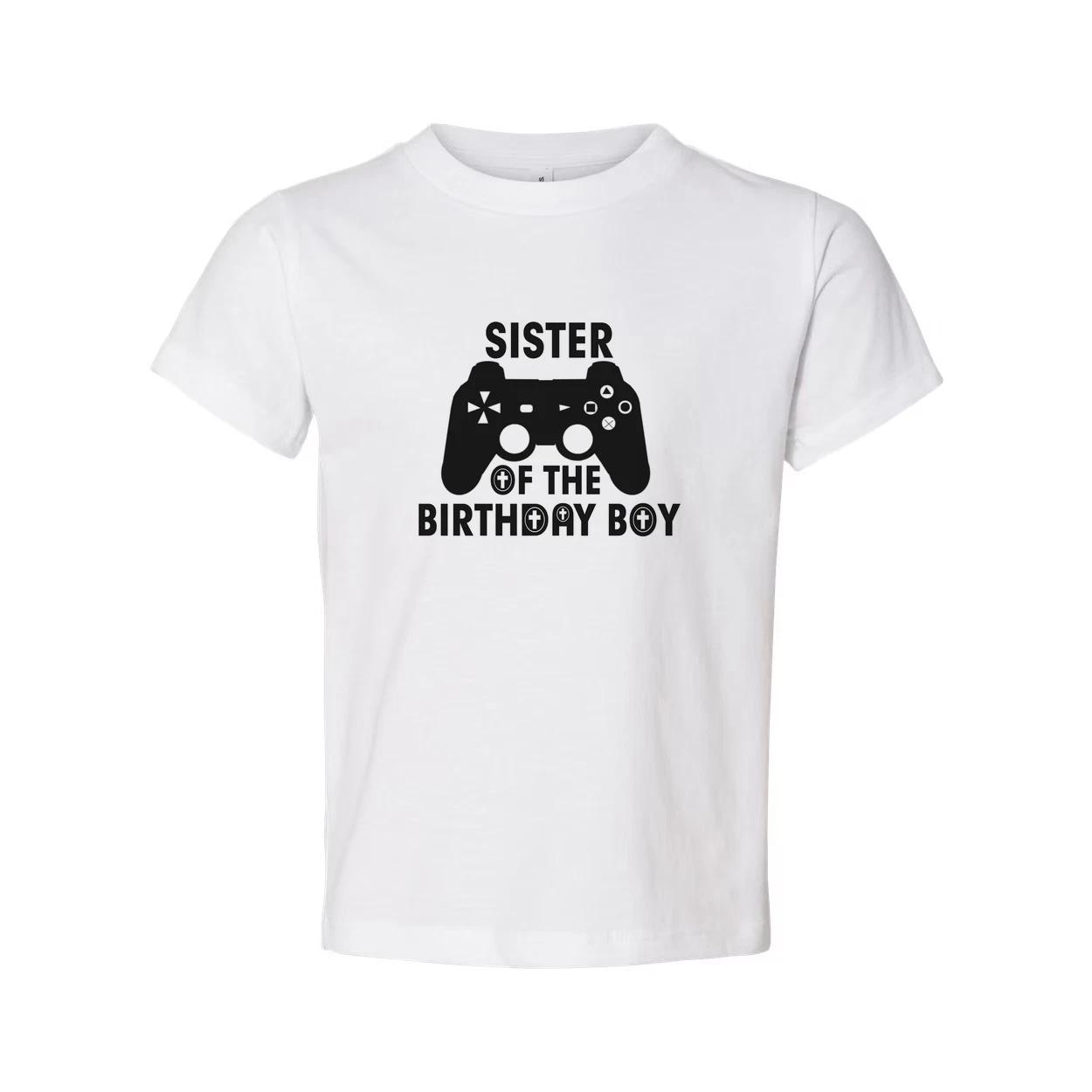 Sister Of The Birthday Boy Gamer Graphic Tee 2XL