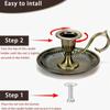 With Handle Metal Candlestick Vintage Candlestick Stand High Quality Candle Holder  Table Decor