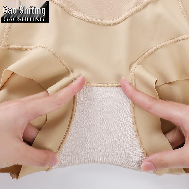 Nahtlose Postpartum-Slips mit hohem Bund und Bauchkontrolle