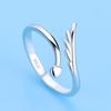 925 Sterling Silver Ring AAA Zircon Adjustable Simplicity Fashion Exquisite Women Jewelry Accessories Wedding Party Gift