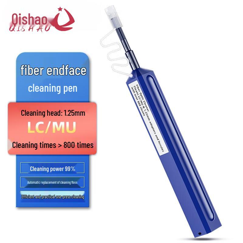 Qishao 1.25mm One-Push Fiber Optic End Face Cleaner Pen