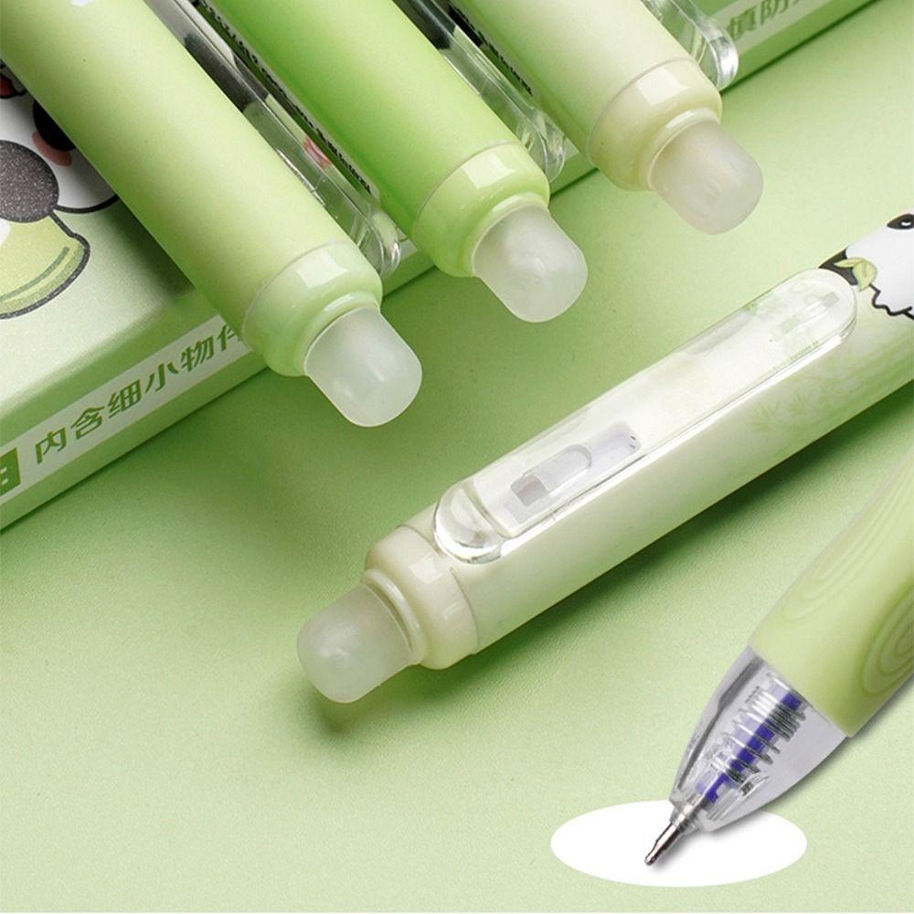 4 STÜCK Niedlicher Capybara Panda Radierbarer Stift Ästhetischer Thermischer Radierstift Schreiben Unterschrift 0,5 mm Gelstift Studenten