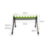 Fishing Rod Rack Save Space Practical Display Stand for Garage Vehicle Truck 8holes 45x40x31cm