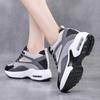 Women Sports Breathable Casual Sneakers Ladies Non-Slip Jogging Shoes High Quality Flying Woven Height-Increasing Running Shoes