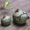 Ceramic Frog Tea Pet Cute Tea Set Ornaments Tea Set Accessories Spray Water Frog Tea Pet Heat Expansion Andcontraction Principle