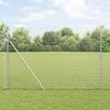 VidaXL Fence Post Set Set of 2 Galvanized Steel 3351585