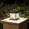 Li Shen Solar LED Chinese Courtyard Pillar Light