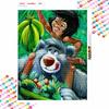 Disney diamond painting full diamonds 5D Baloo Mowgli diamond art home decor creative handicrafts