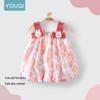 Yooqi Baby Girl Summer Floral Princess Dress