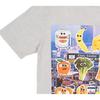 Palace Vegetable Cartoon Print Short Sleeve T-Shirt Unisex Tops Grey-Marl P12TS019