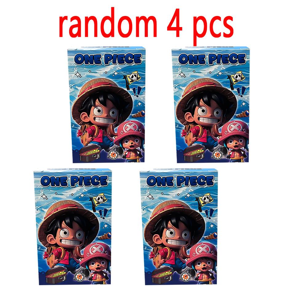 8 pièces One Piece anime Bateau Pirate Tendance Boîte Aveugle Boîte Mystère Ornements Kawaii Figurines Décoration d'Intérieur Bureau